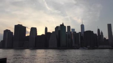 Manhattan skyline, as seen from Brooklyn, New York,
