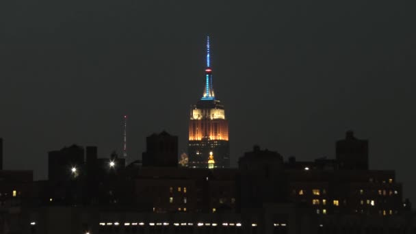 Empire State Building Arquitetura Cidade Nova York Eua — Vídeo de Stock