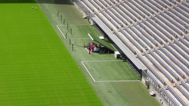 Munich Alemanha Junho Estádio Futebol Allianz Arena Junho 2015 Munique — Vídeo de Stock