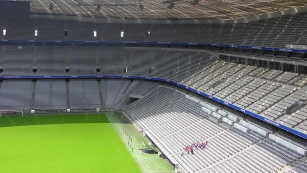 Munich Alemania Junio Estadio Fútbol Allianz Arena Junio 2015 Munich — Vídeos de Stock