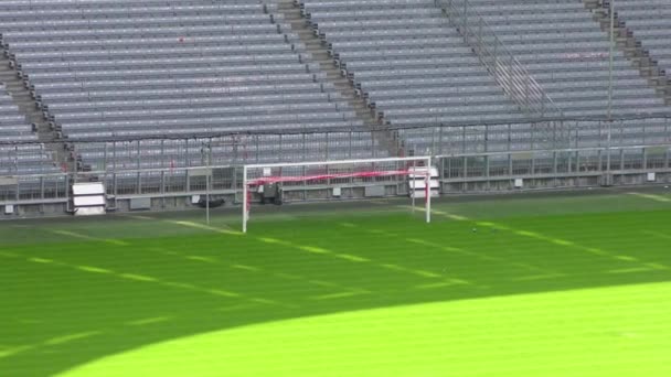 Münih Almanya Haziran 2015 Tarihinde Allianz Arena Futbol Stadyumu Münih — Stok video