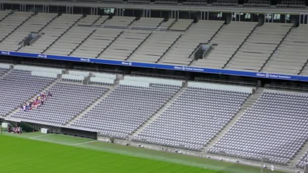 Münih Almanya Haziran 2015 Tarihinde Allianz Arena Futbol Stadyumu Münih — Stok video