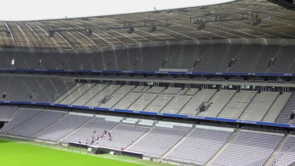 Monachium Niemcy Czerwca Stadion Piłkarski Allianz Arena Czerwca 2015 Monachium — Wideo stockowe