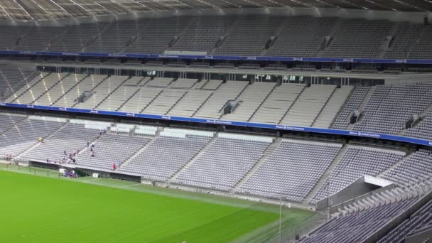 Munich Alemania Junio Estadio Fútbol Allianz Arena Junio 2015 Munich — Vídeos de Stock