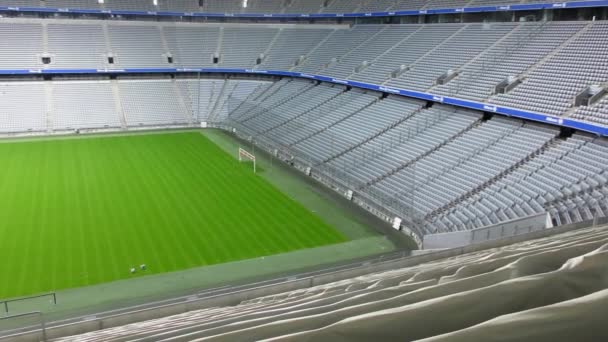 Munich Alemania Junio Estadio Fútbol Allianz Arena Junio 2015 Munich — Vídeos de Stock
