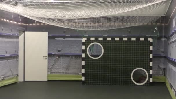 Munich Alemania Junio Sala Calentamiento Estadio Fútbol Allianz Arena Junio — Vídeos de Stock