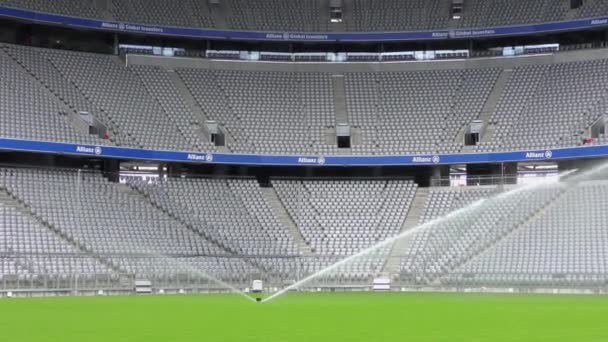 Münih Almanya Haziran 2015 Tarihinde Allianz Arena Futbol Stadyumu Münih — Stok video