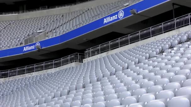 Munich Alemania Junio Estadio Fútbol Allianz Arena Junio 2015 Munich — Vídeo de stock