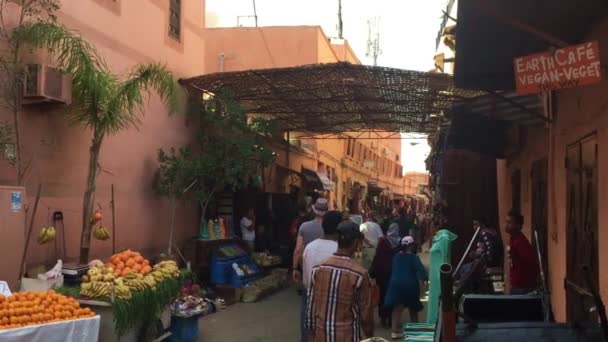 Pessoas Não Identificadas Marrakesh Marrocos 2018 — Vídeo de Stock