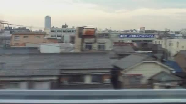나고야에 요코하마 열차의 — 비디오