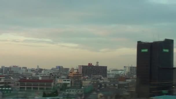Japonya Nagoya Daki Kyoto Yokohama Treninin Görüntüleri — Stok video