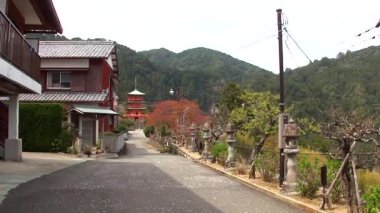 NACHI, JAPAN - MARCH 31: Nachisan Seigantoji Temple on March 31, 2014, in Nachi, Japan. In 2004, it was listed as a UNESCO World Heritage Site.