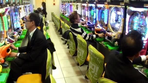 Belles Images Voyage Ville Nara Pachinko Machines Sous Japon — Video