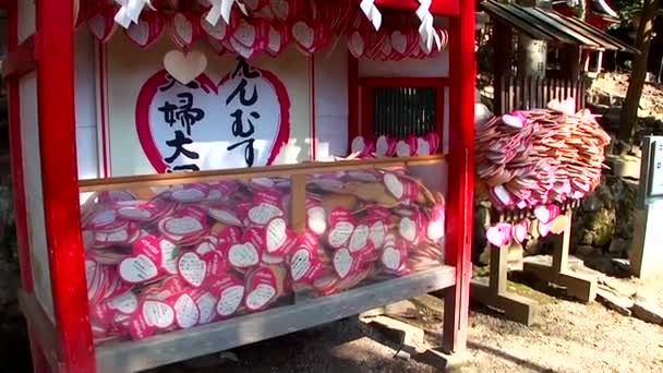 Imagens Cênicas Kasuga Taisha Santuário Nara Japão — Vídeo de Stock