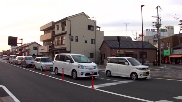 Bilder Från Vägtrafiken Tanabe Wakayama Japan — Stockvideo