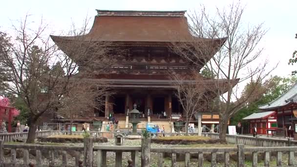 Yoshino Japón Abril Edificios Monte Yoshino Yosinoyama Abril 2014 Nara — Vídeo de stock