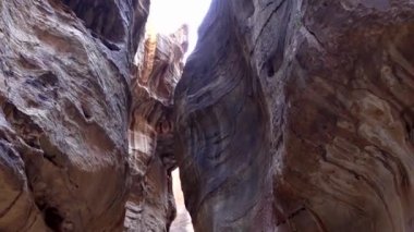 Petra, Jordan, circa 2016: the ruins and surroundings of Petra, capital of the Nabataean Arabs, famous historical and archaeological city in Jordan.