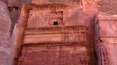 Petra, Jordan, circa 2016: the ruins and surroundings of Petra, capital of the Nabataean Arabs, famous historical and archaeological city in Jordan.