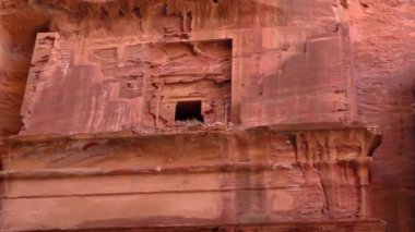 Petra, Jordan, circa 2016: the ruins and surroundings of Petra, capital of the Nabataean Arabs, famous historical and archaeological city in Jordan.
