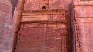 Petra, Jordan, circa 2016: the ruins and surroundings of Petra, capital of the Nabataean Arabs, famous historical and archaeological city in Jordan.