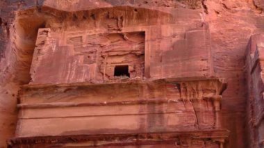 Petra, Jordan, circa 2016: the ruins and surroundings of Petra, capital of the Nabataean Arabs, famous historical and archaeological city in Jordan.