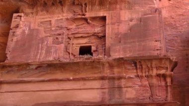 Petra, Jordan, circa 2016: the ruins and surroundings of Petra, capital of the Nabataean Arabs, famous historical and archaeological city in Jordan.