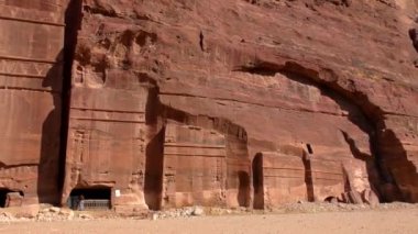 Petra, Jordan, circa 2016: the ruins and surroundings of Petra, capital of the Nabataean Arabs, famous historical and archaeological city in Jordan.