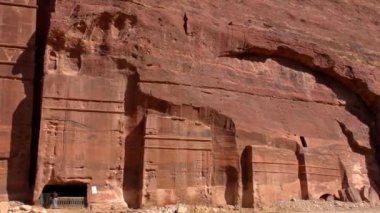 Petra, Jordan, circa 2016: the ruins and surroundings of Petra, capital of the Nabataean Arabs, famous historical and archaeological city in Jordan.