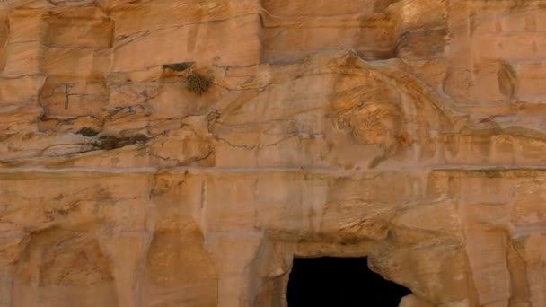 Petra Jordan Circa 2016 Ruins Surroundings Petra Capital Nabataean Arabs — Video Stock