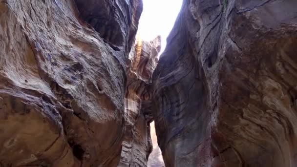 Petra Jordan Circa 2016 Ruins Surroundings Petra Capital Nabataean Arabs — Video Stock