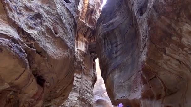 Petra Jordan Circa 2016 Ruins Surroundings Petra Capital Nabataean Arabs — Video