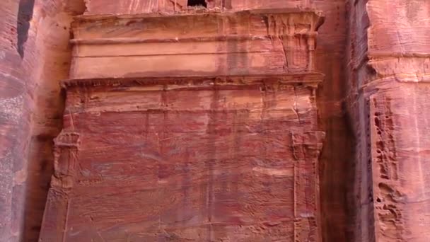 Petra Jordan Circa 2016 Ruins Surroundings Petra Capital Nabataean Arabs — Wideo stockowe