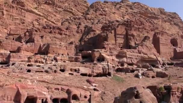 Petra Jordan Circa 2016 Ruins Surroundings Petra Capital Nabataean Arabs — Video