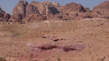 Petra, Jordan, circa 2016: the ruins and surroundings of Petra, capital of the Nabataean Arabs, famous historical and archaeological city in Jordan.