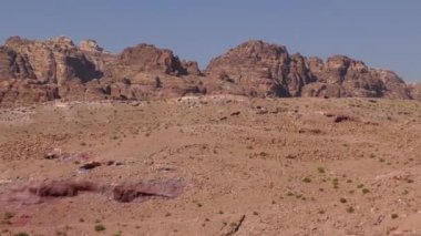 Petra, Jordan, circa 2016: the ruins and surroundings of Petra, capital of the Nabataean Arabs, famous historical and archaeological city in Jordan.