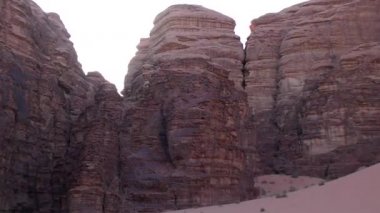 Beautiful view of Wadi Rum desert in the Hashemite Kingdom of Jordan, also known as The Valley of Moon