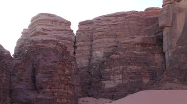 Beautiful view of Wadi Rum desert in the Hashemite Kingdom of Jordan, also known as The Valley of Moon