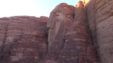Beautiful view of Wadi Rum desert in the Hashemite Kingdom of Jordan, also known as The Valley of Moon