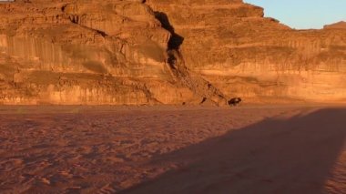 Beautiful view of Wadi Rum desert in the Hashemite Kingdom of Jordan, also known as The Valley of Moon