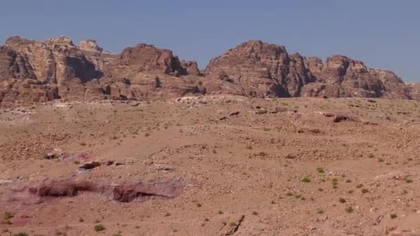 Petra Jordan Circa 2016 Ruins Surroundings Petra Capital Nabataean Arabs — Stockvideo