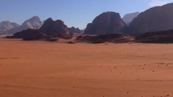 Beautiful View Wadi Rum Desert Hashemite Kingdom Jordan Also Known — Αρχείο Βίντεο