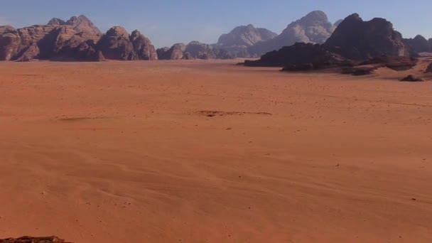 Beautiful View Wadi Rum Desert Hashemite Kingdom Jordan Also Known — Stok video