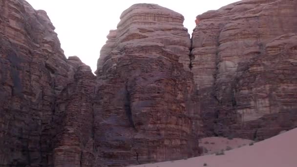 Beautiful View Wadi Rum Desert Hashemite Kingdom Jordan Also Known — Vídeo de Stock