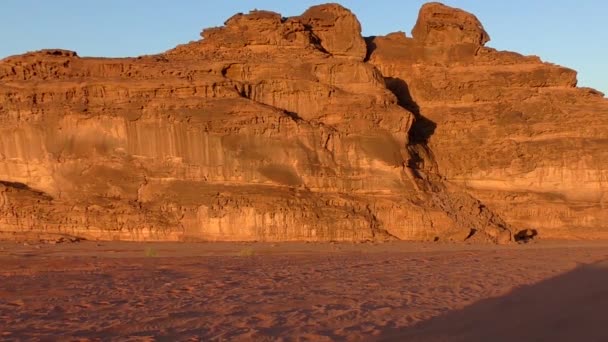 Beautiful View Wadi Rum Desert Hashemite Kingdom Jordan Also Known – stockvideo