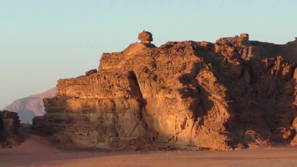 Beautiful View Wadi Rum Desert Hashemite Kingdom Jordan Also Known — Αρχείο Βίντεο