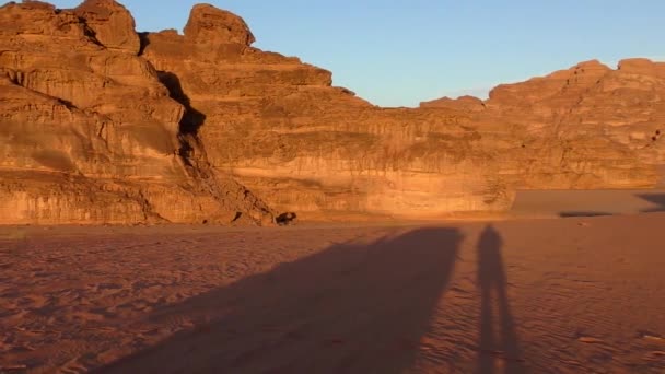 Beautiful View Wadi Rum Desert Hashemite Kingdom Jordan Also Known — Αρχείο Βίντεο