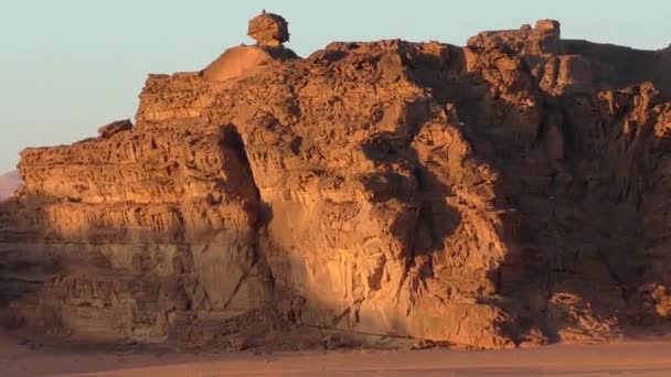 Beautiful View Wadi Rum Desert Hashemite Kingdom Jordan Also Known — 비디오