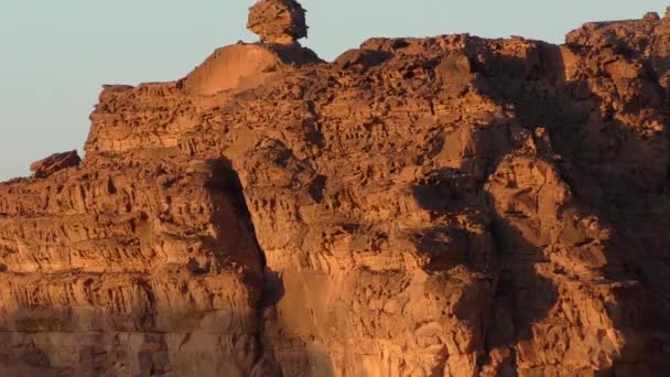 Beautiful View Wadi Rum Desert Hashemite Kingdom Jordan Also Known — Stock Video