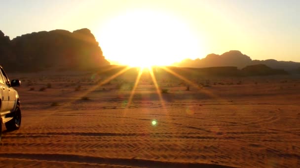 Beautiful View Wadi Rum Desert Hashemite Kingdom Jordan Also Known — Wideo stockowe