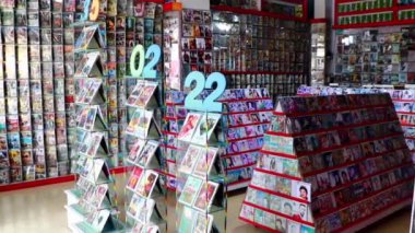 CD Shops in Kabul, the capital of Afghanistan, circa May 2019